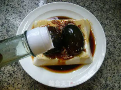 Make Shrimp-skin-egg tofu step 6