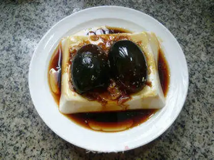 Make Shrimp-skin-egg tofu step 7