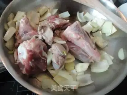 Make The rice lamb step 3