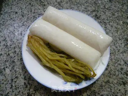 Make Snow pickles, beans, paste step 1