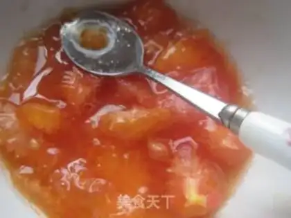 Make Tomato egg dumplings step 1