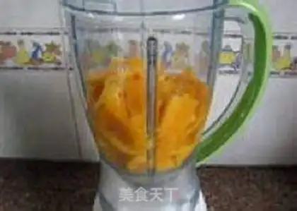 Make Lemon mango juice step 2