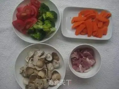 Make Three soups of mushrooms step 1