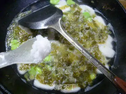 Make Snow pickles, beans, paste step 8