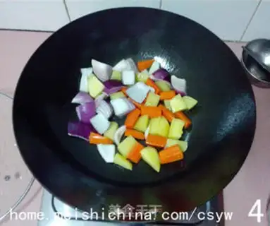 Make Curry food step 3