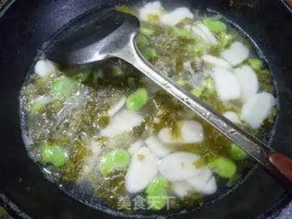 Make Snow pickles, beans, paste step 10