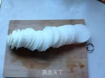 Make Orange radish step 1