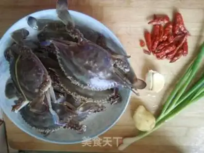 Make Red burning crabs step 0