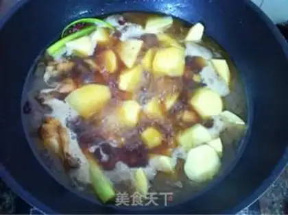 Make Chicken leg and potatoes step 12