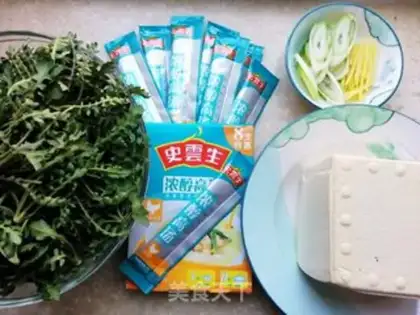 Make Tofu soup step 0