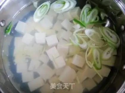 Make Tofu soup step 3