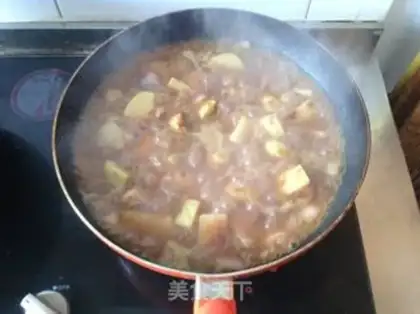 Make Indian curry beef step 7