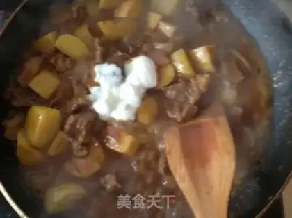 Make Indian curry beef step 9