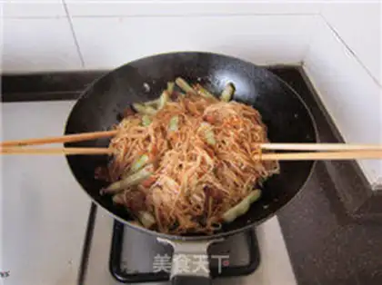 Make Bean bean noodle step 20