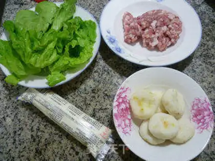 Make Pork burger step 1