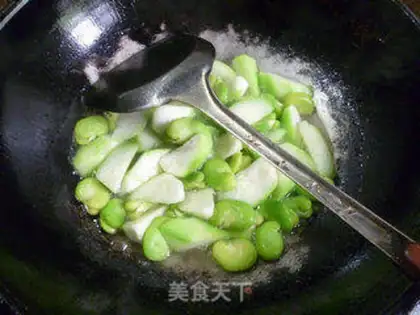 Make The beans are fried at night step 10