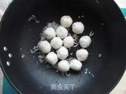 Make Curry fishballs step 2