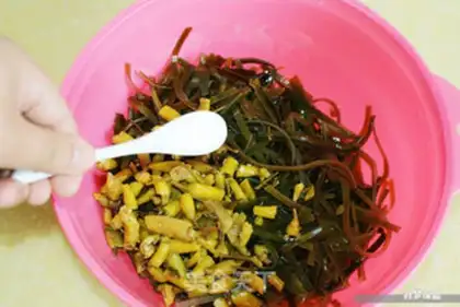 Make Pepper seaweed step 4