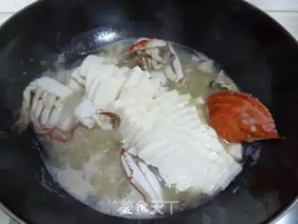 Make Crab tofu soup step 4