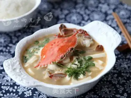 Make Crab tofu soup step 6
