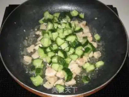 Make cucumber chicken step 6