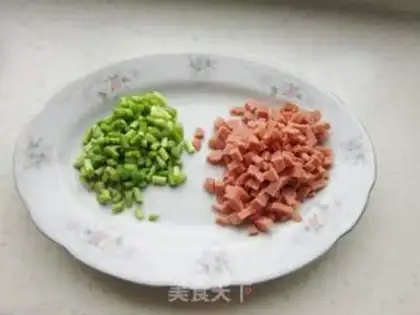 Make radish, egg and rice step 4