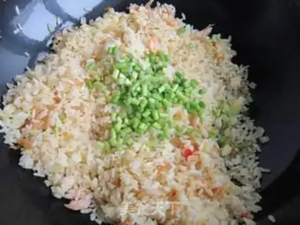 Make radish, egg and rice step 7
