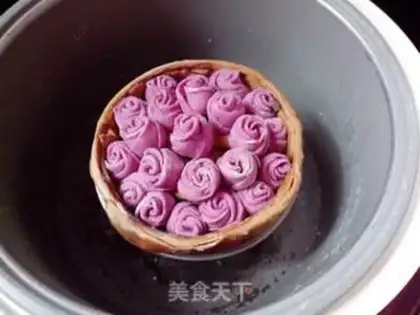 Make Simulate the rose basket step 12