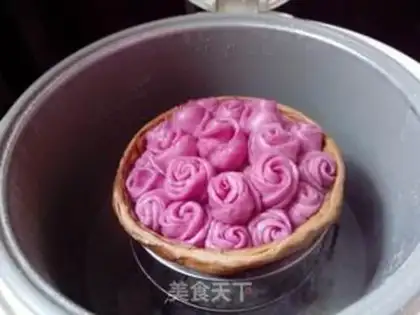 Make Simulate the rose basket step 13