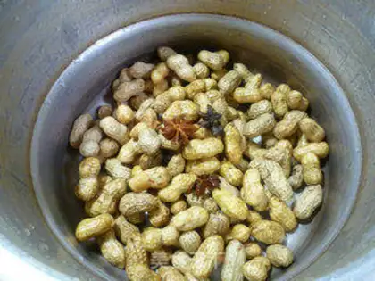 Make Salt-water peanuts step 4