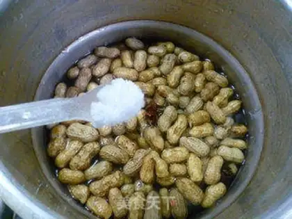 Make Salt-water peanuts step 6