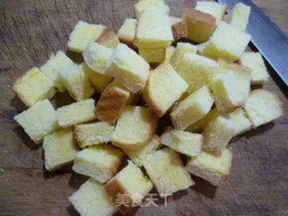 Make Coconut toast pudding step 2