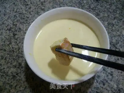 Make Coconut toast pudding step 7