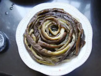 Make Garlic hand tore eggplant step 5