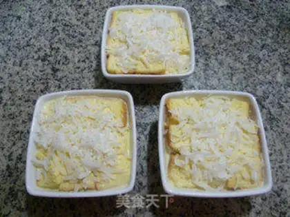 Make Coconut toast pudding step 10