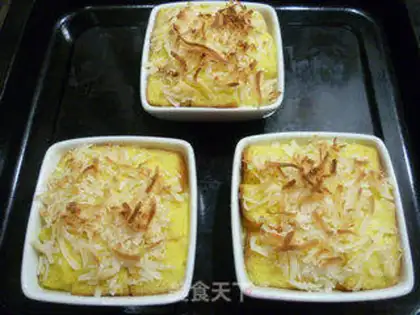Make Coconut toast pudding step 13