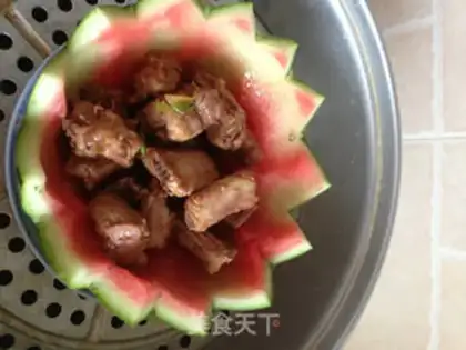 Make Watermelon evaporation ribs step 4