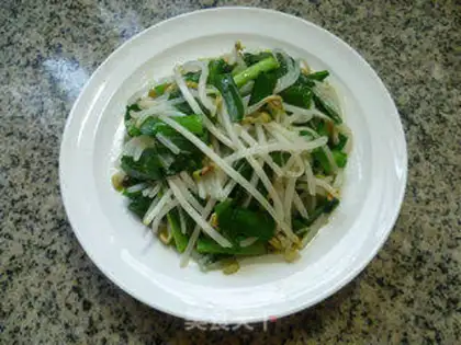 Make The green bean sprouts step 9