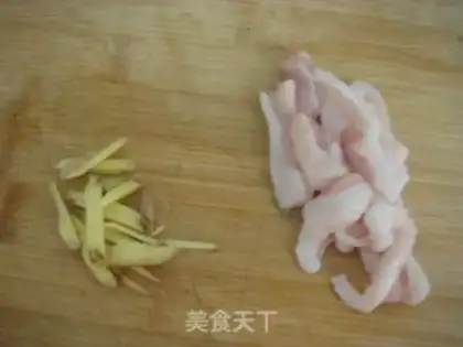 Make Garlic meat step 1