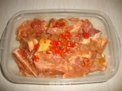 Make Spicy southern breast-bread ribs step 1