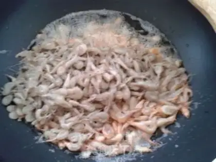 Make Dried shrimp step 1