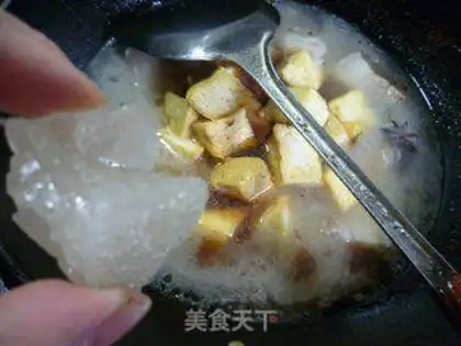 Make Tofu burns the meat step 13