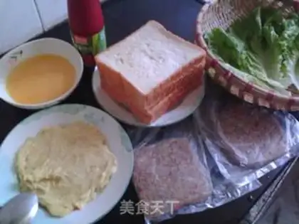 Make A greasy beef sandwich step 2