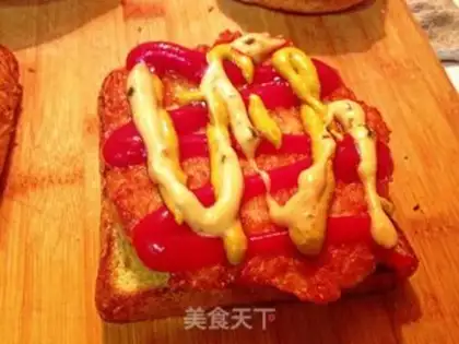 Make Shrimp cake sandwich step 5