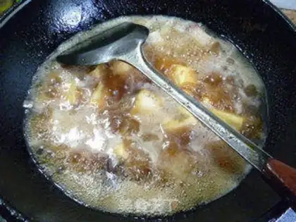 Make Tofu burns the meat step 16
