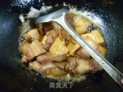 Make Tofu burns the meat step 17