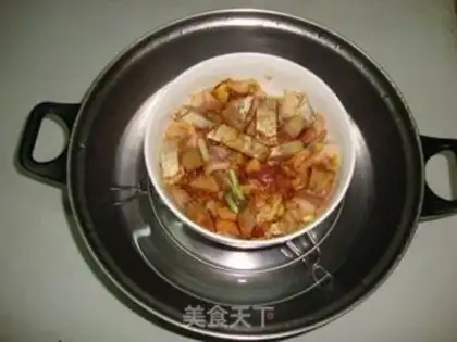 Make Salted fish steam step 4