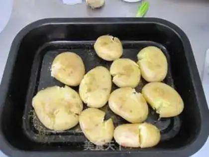 Make Little potatoes on the side step 7