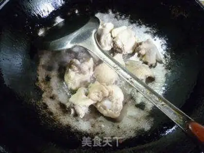 Make Chicken wings and tofu dry step 6