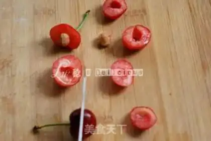 Make Cherry jelly step 1